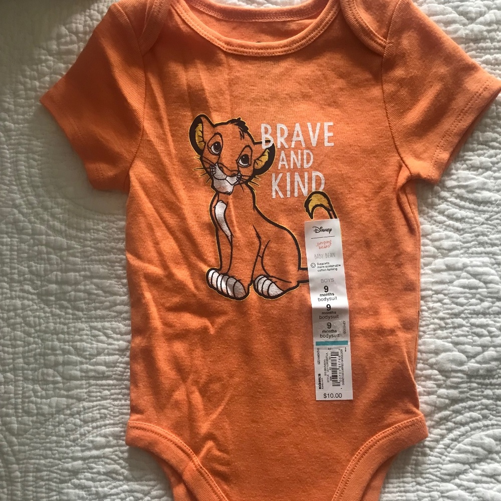 NWT 9 month lion king onesie
